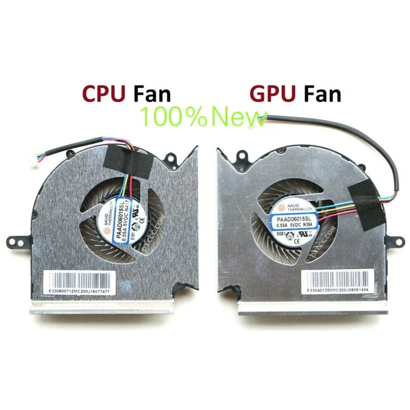 New CPU&GPU cooling fan for MSI GE63 GP63 GL63 GE63VR GE73 GE73VR GP73 GL73