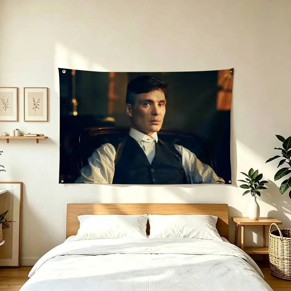 P-Peaky Blinders T-TV Show  Flags Wall Hanging Tapestry Outdoor Garage Room Decorative flag Background Blanket