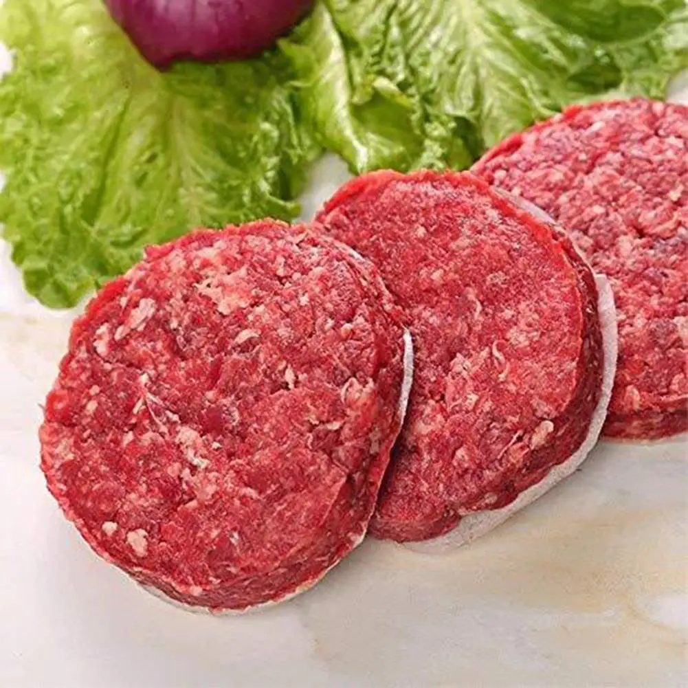 100Pcs Round Kitchen Blotting Paper Disposable Hamburger Oil Blotting Paper Non-stick Grill Paper Kitchen Gadgets