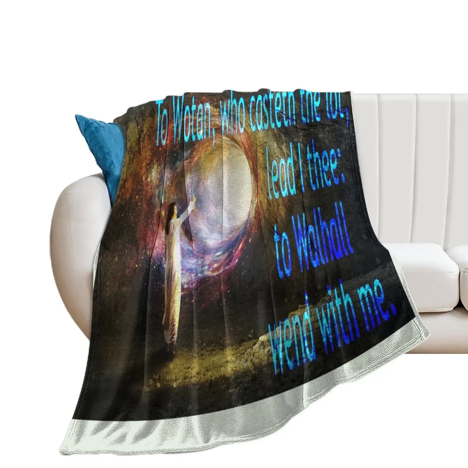 

Richard Wagner - The Valkyrie Throw Blanket Winter beds Luxury Designer Quilt anime Blankets