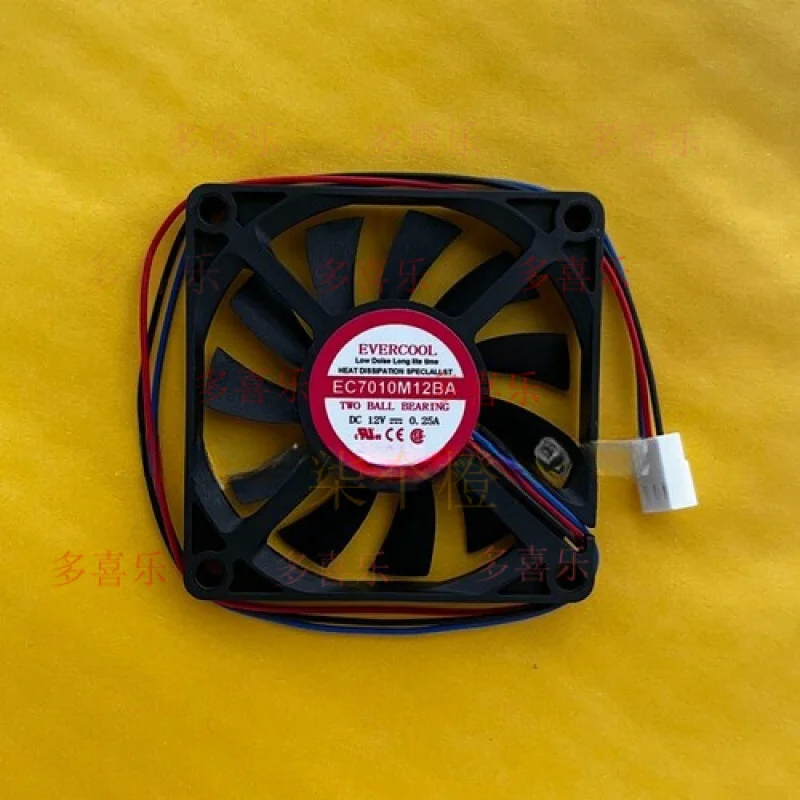 

EE для EVERCOOL EC7010M12BA 12 В 0,25 А 7010 7 см 3-проводной вентилятор охлаждения