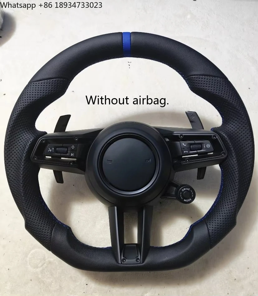 

Customized for 911 for Macan Cayman Cayenne Panamera 718 Steering Wheel All Leather Carbon Fiber