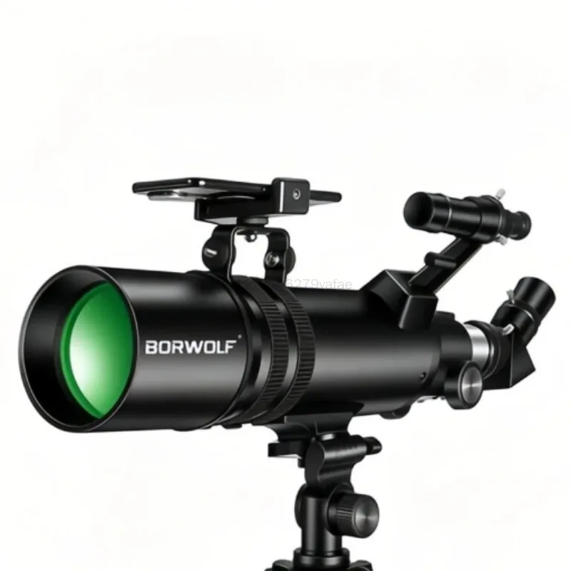 BORWOLF 90600 Astronomical Telescope, High Power Large Aperture 90MM HD Professional for Deep Space Observation Star Gazing,