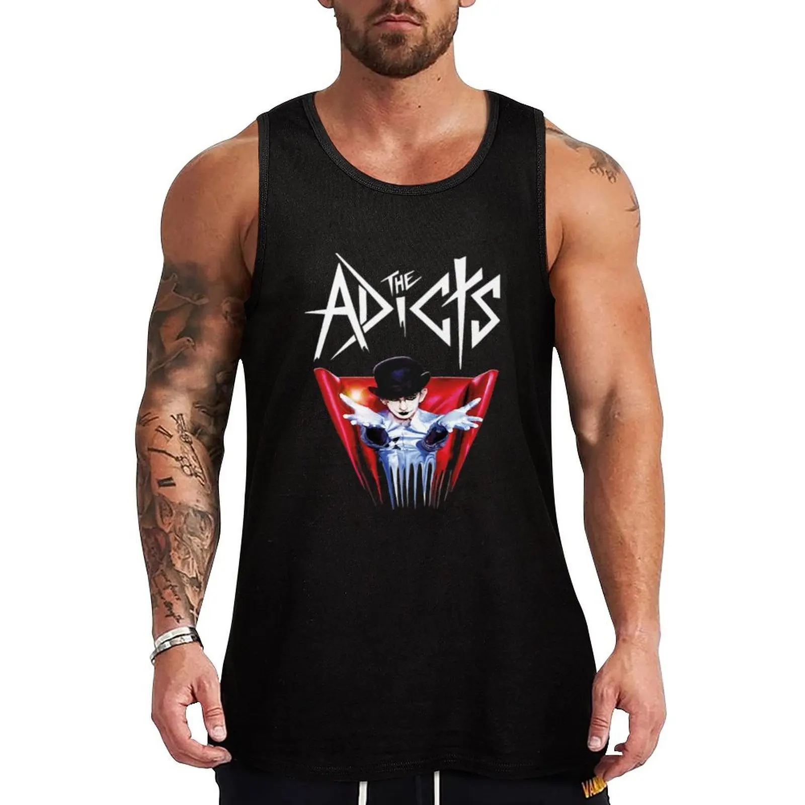 

The Adicts Band Punk Rock Gift For Fan Tank Top Muscle fit Sports clothing singlets for men
