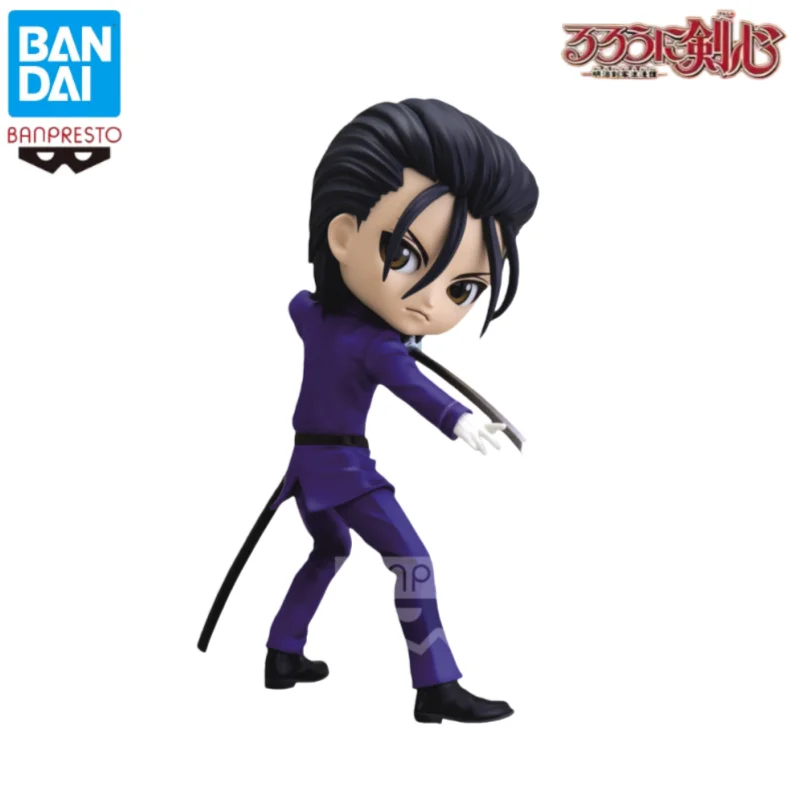 Instock Bandai Original Banpresto Rurouni Kenshin Qposket Saito Hajime Action Figure Model Doll Brand New Boxed Anime Characters