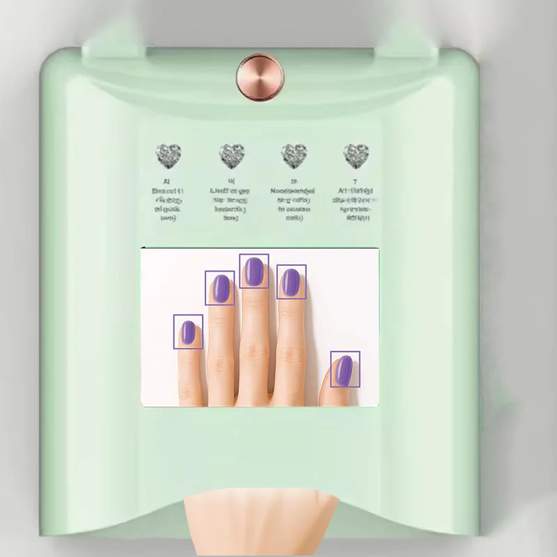 

Новая Умная AI-лампа для ногтей 2026 года с датчиком, профессиональная LED/УФ-сушилка для ногтей с камерой и ЖК-экраном для салонов, безболезненная AI УФ-лампа для ногтей