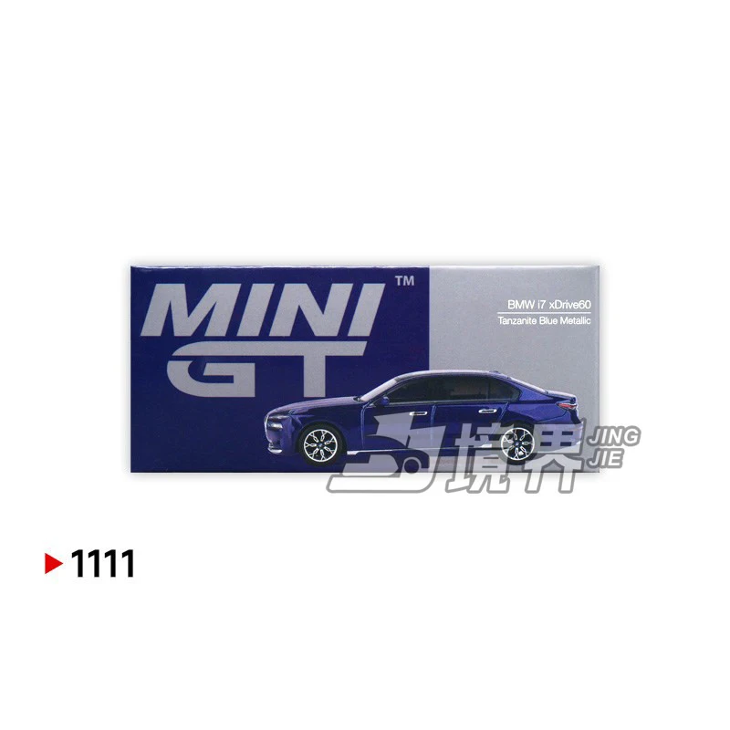 

Модель автомобиля MINIGT 1:64 BMW i7 xDrive60, цвет танзанитовый синий, металлическая литая, коллекционная, гоночная, 714