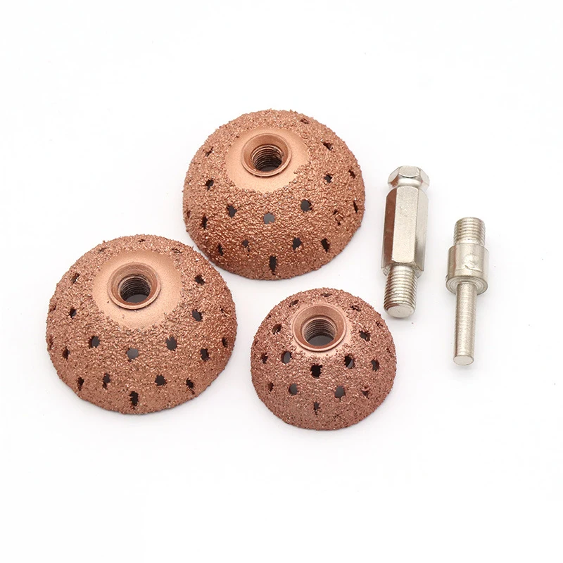 1PCS 42/55mm Reifen Schleifen Kopf Wolfram Stahl Halbkugel Pneumatische Schleifen Kopf Polieren Rad Wunde/Reifen reifen Reparatur Werkzeug