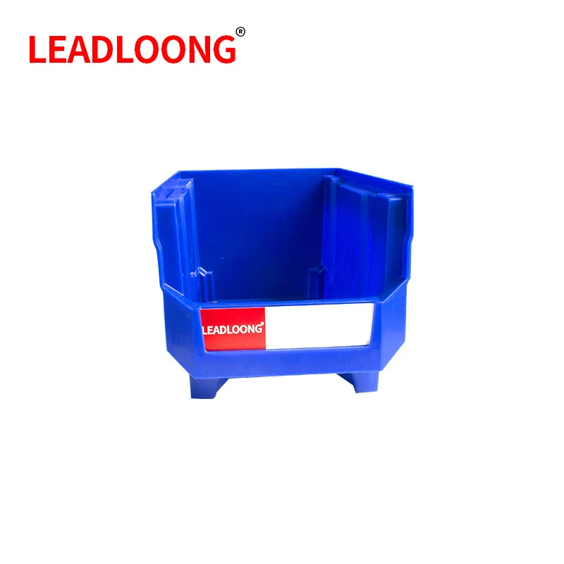LEADLOONG V6 Stackable Box 4pcs 14.8*8.4*7in/37.7*21.3*18cm Large Capacity Multi-Functional Storage Containers Shelves