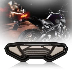 For Yamaha MT09 FZ09 FJ09 MT10 Tracer Motorcycle Tail Rear Light Lamp Taillight Motor Brake Stop Lights License Plate Light