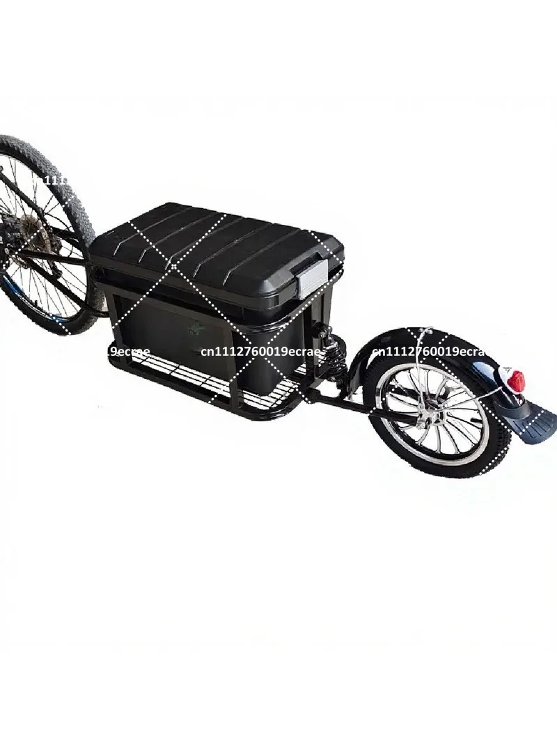 Motorcycle Bicycle Small Trailer for Electric Vehicle Unicycle, Foldable and Portable Towing Trailer