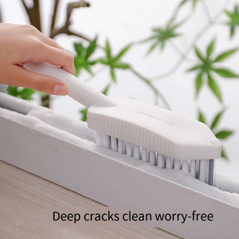 1 Pcs 바닥 조인트 브러시 욕실 공간 청소 브러시 ​​청소 바닥 세척 벽 흰색