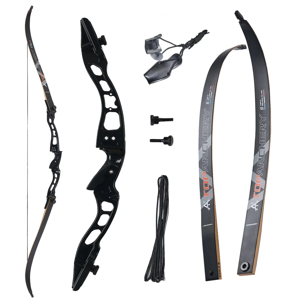 

TOPARCHERY 66" Takedown Recurve Bow for Competition Athletic Outdoor Hunting Target Shooting Archery for Right Hand