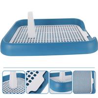Portable Durable Plastic Dog Toilet Indoor Pet Potty Mesh Design AntiSlip Cat Bedpan Pets Bathroom Training Tool For Pet