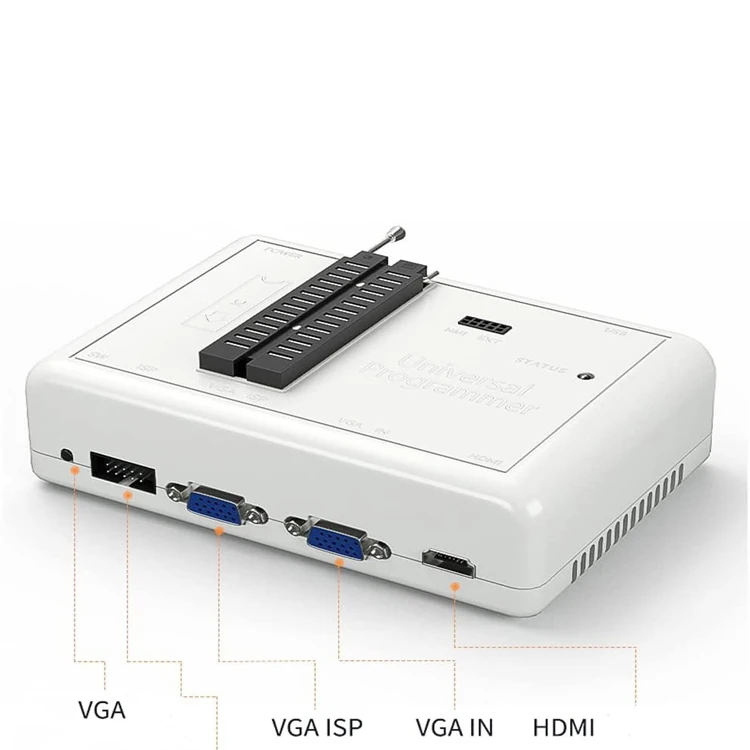 

Lorida High Quality Rt809h Universal Programmer With 38 Adapter Sockets + Suction Pen Ic Compiler Rt809h Programmer