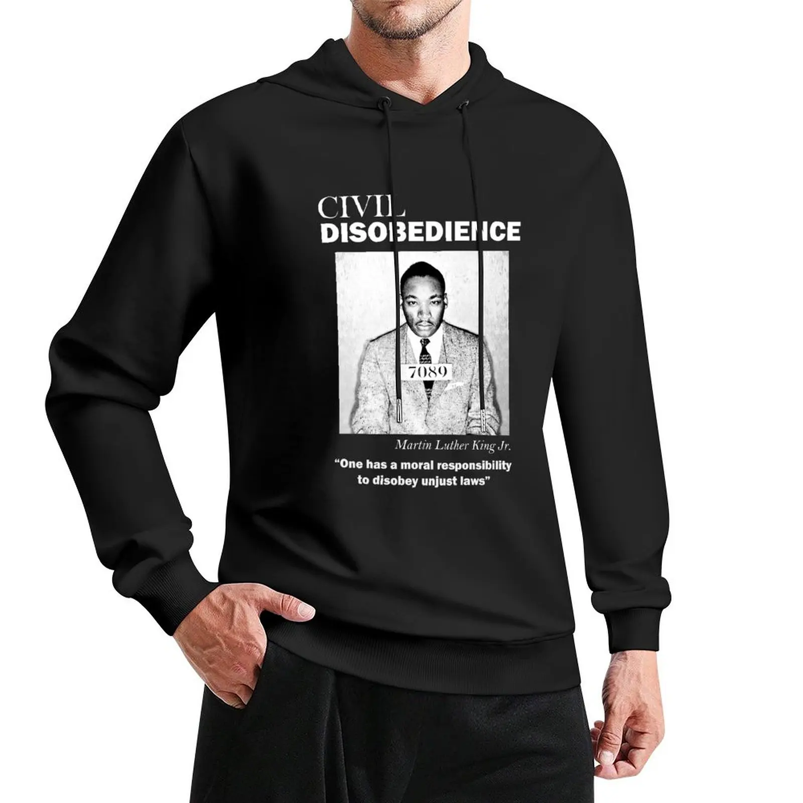 

MLK Mugshot Pullover Hoodie mens designer clothes male clothes hooded shirt men's oversize hoodie