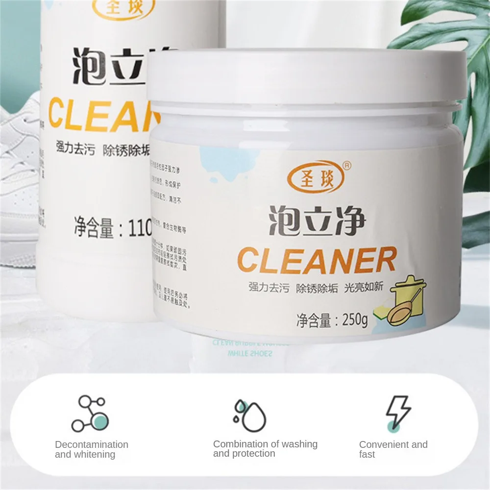 1/2PCS All Purpose Foam Cleaner Kitchen Heavy Oil Stains Cleaning Grease Detergent Strong Dirt Removal Anti-Rust Home Clean