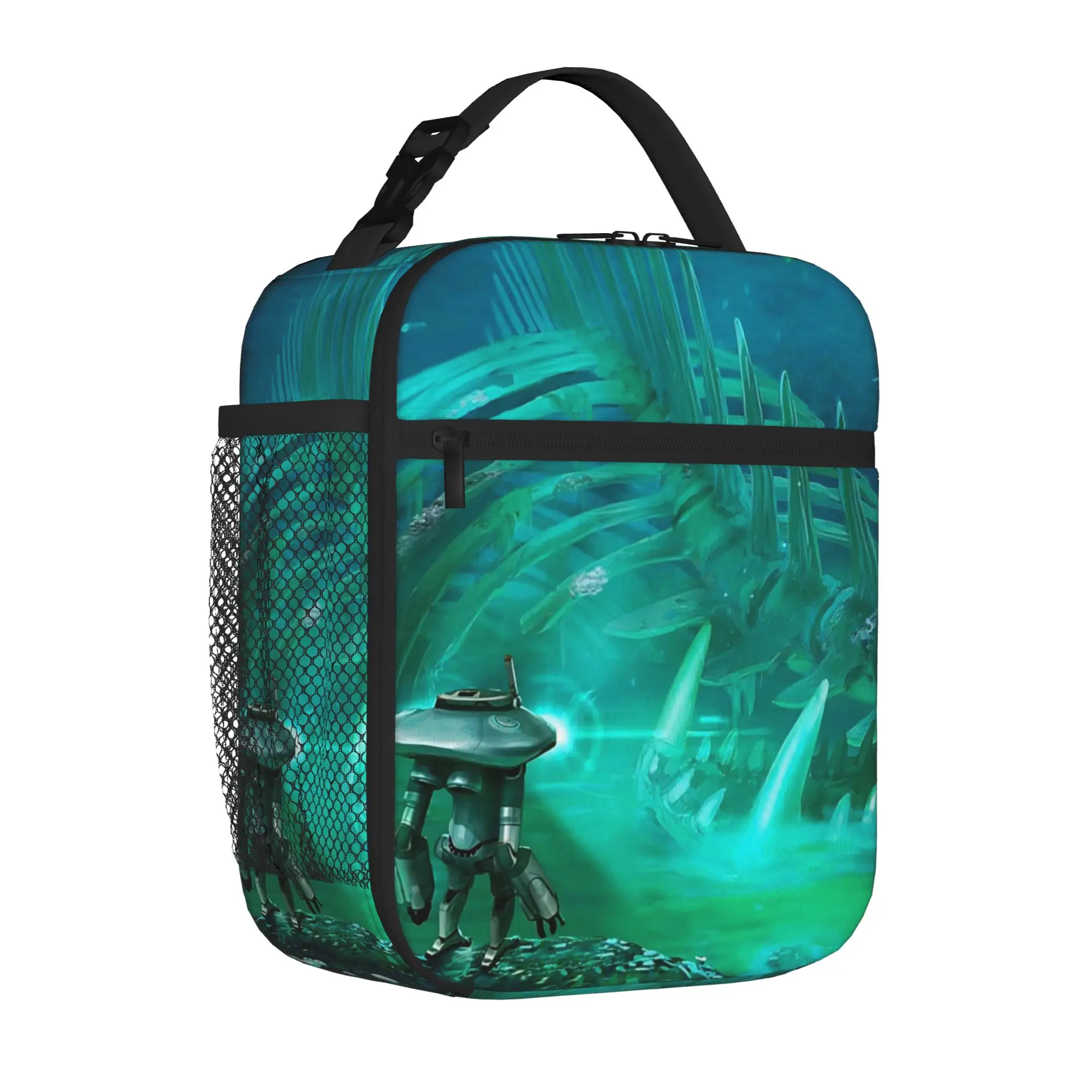 Subnauticas Deep Sea Game Tote Thermal Cooler Bag Adventure Creature Reusable Insulated Lunch Bags New Arrival Bento Box Work