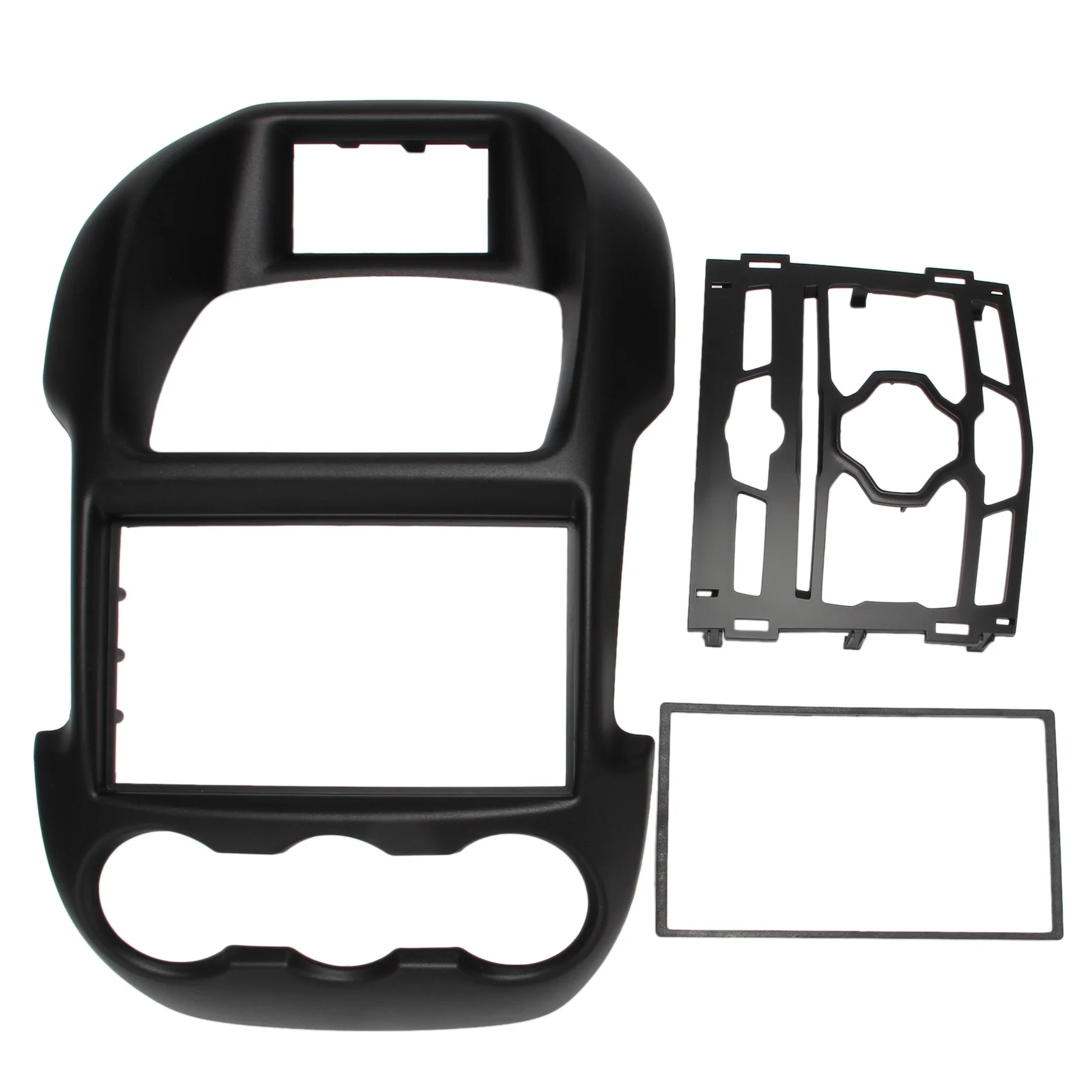 

Car 2 Din Stereo Radio Fascia Frame Panel Dash Adapter Mount Kit (178 x 102mm) for Ford Ranger Luxury 2011-2015