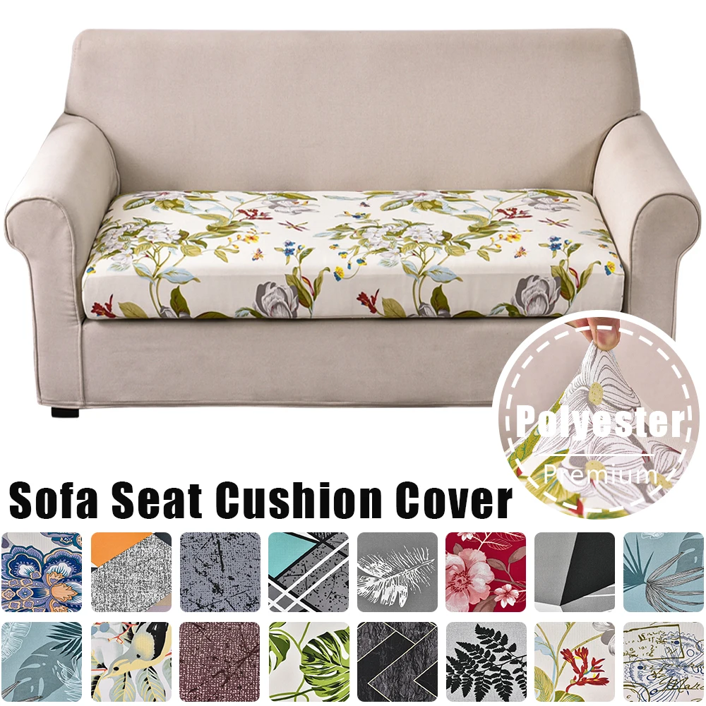 Printing Sofa Seat Cushion Covers Stretch Sofa Covers Decorator for Home Banquet Living Room Corner L-shape Sofa Seat Slipcovers