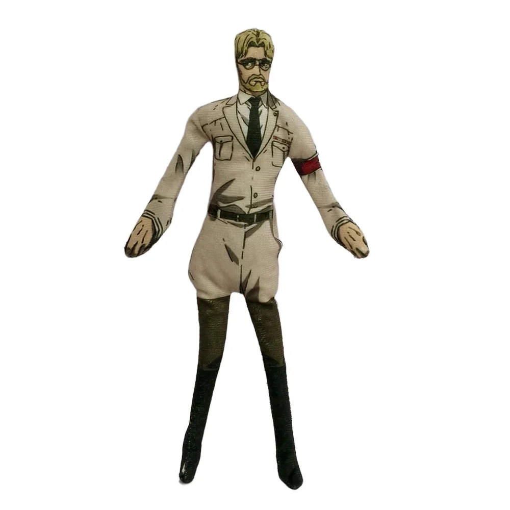 Anime Levi Eren Jaeger Plush Levi Eren Jaeger Hange Zoe Plushies Doll Slender Twistable Shape Stuffed Toys Room Decoration gift