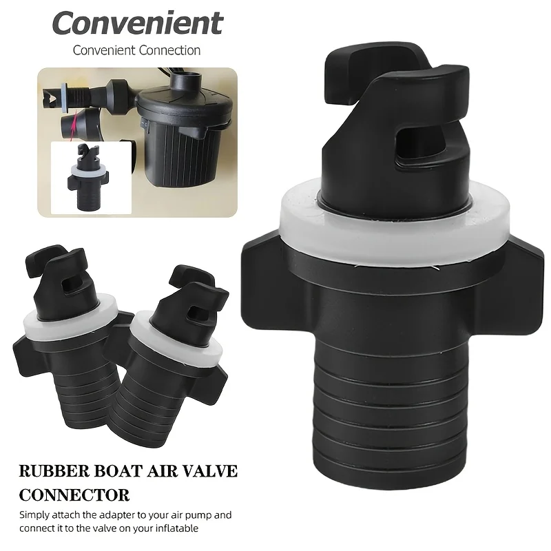 2pcs 4pcs Screw Type Hr Air Valve Adapter Connector For Foot Pump Hose Kayak Paddleboard Inflatable Pump Connection Tool