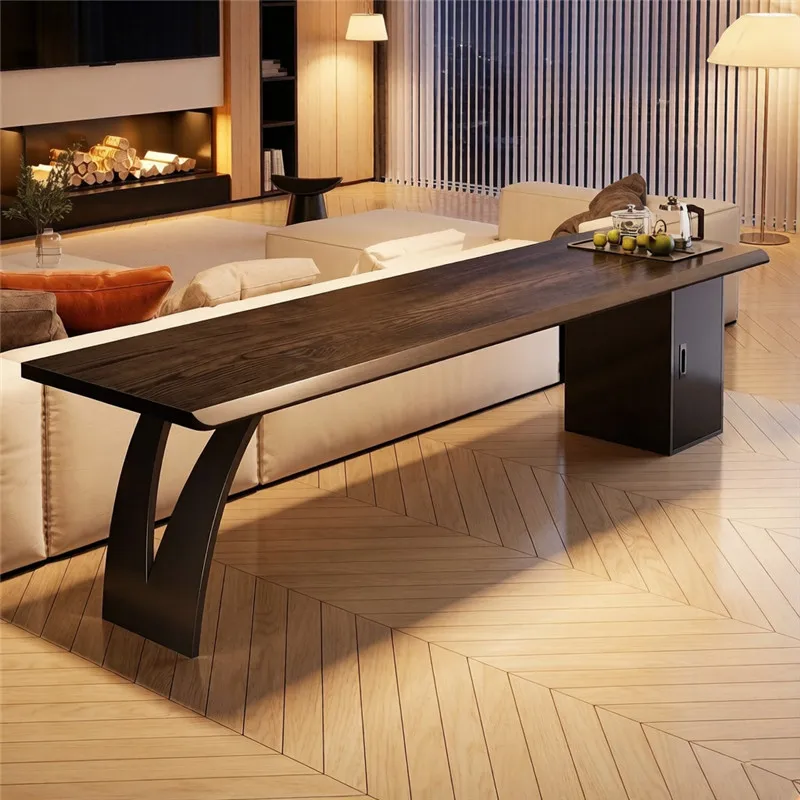 PYJ Italian simple solid wood bedroom living room home study desk