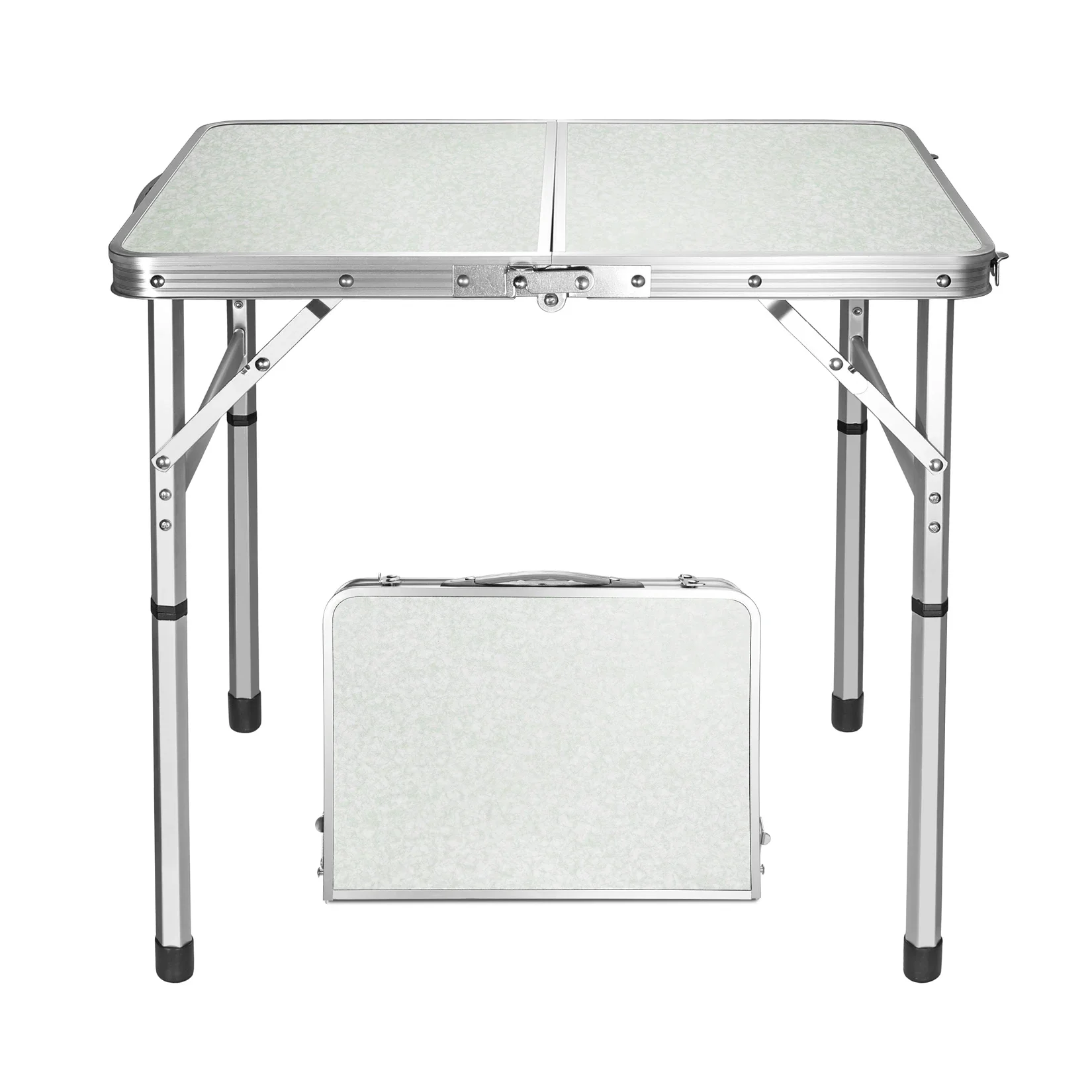 

Outdoor Folding Table Camping Aluminium Alloy Picnic Height Adjustable Table Waterproof Ultra-light Durable Folding Table Desk