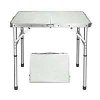 Outdoor Folding Table Camping Aluminium Alloy Picnic Height Adjustable Table Waterproof Ultra-light Durable Folding Table Desk