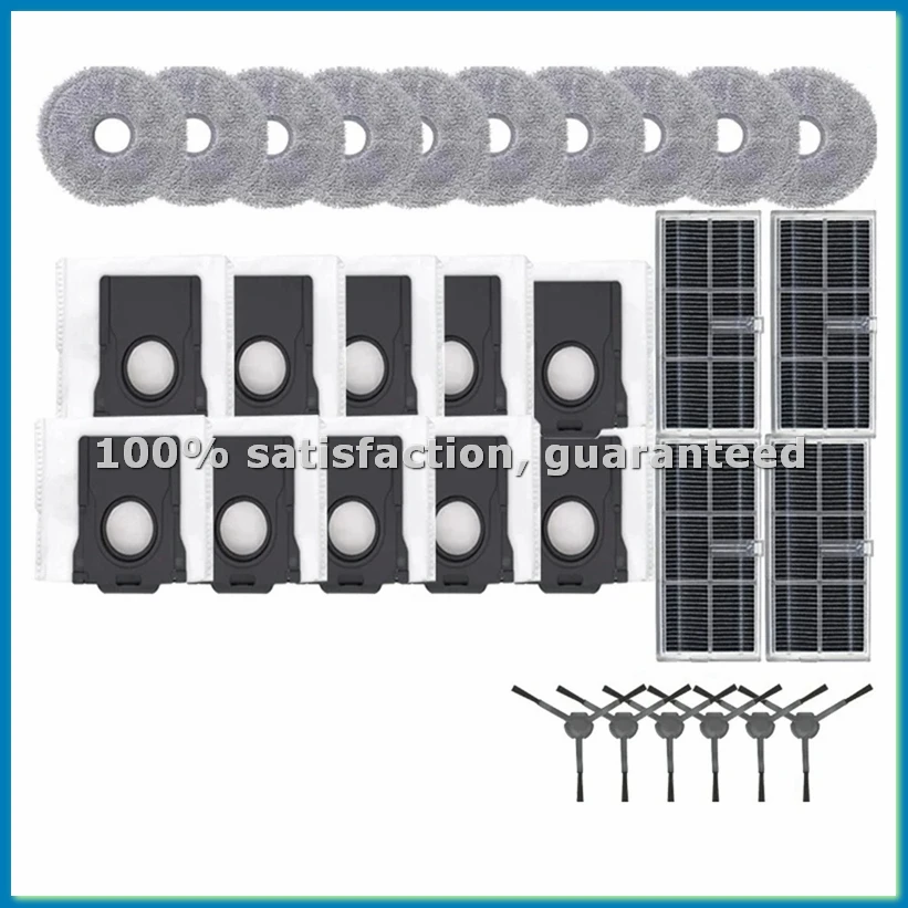 

Сменные фильтры, тряпки для швабры и мешки для сбора пыли для роботов-пылесосов Bot X30, X30Pro, Ultra, X30Pro Plus-ABLM