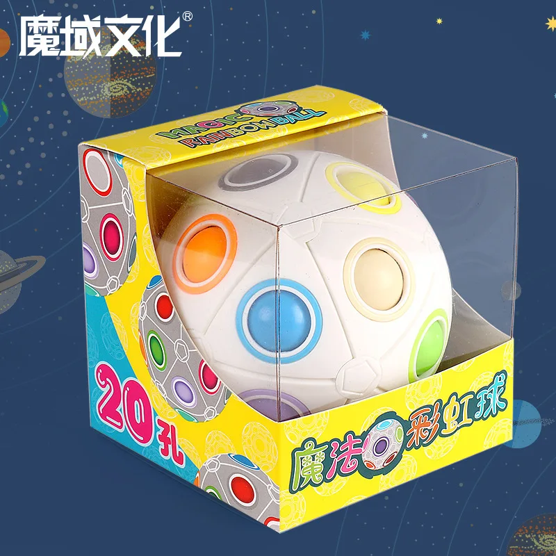 

Magic Rainbow Ball Puzzle Stress Relief Rainbow Ball Rubik'S Cube Children'S Fun Educational Toys Creative Educational Toys 1psc