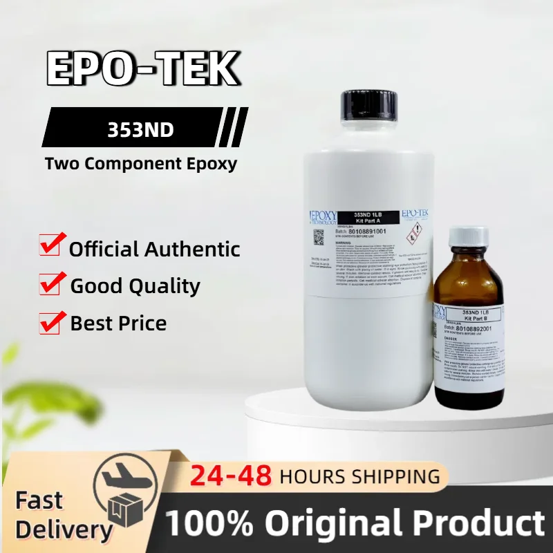 

Оригинальный двухкомпонентный эпоксидный клей EPO-TEK 353ND 1 фунт/комплект оптический клей быстрое отверждение для металла, стекла, керамики