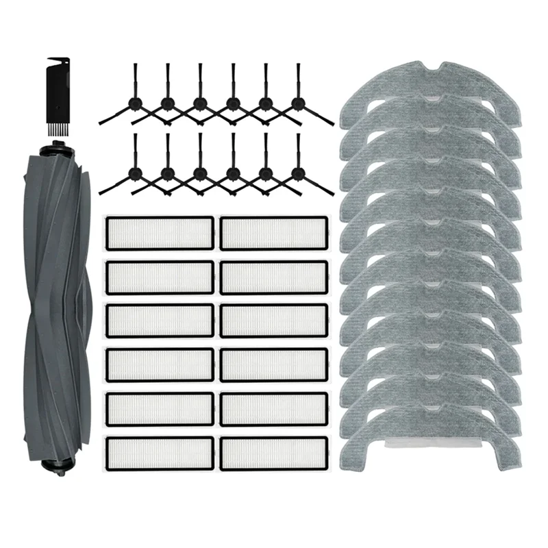 A005-For Dreame D10S Plus Robot Vacuum Cleaner Main Side Brush Mop Cloth Rag Hepa Filter Replacement