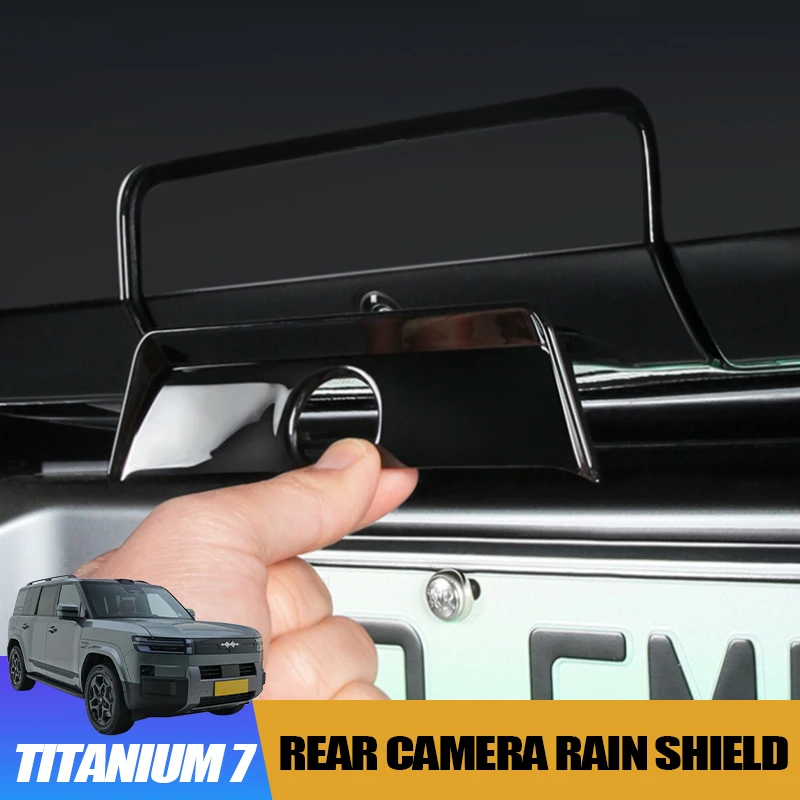 Rear Camera Rain Shield for BYD Leopard 7 Titanium 7 Waterproof Cover with Hydrophobic Coating Anti-Fog Reverse Camera Accessory