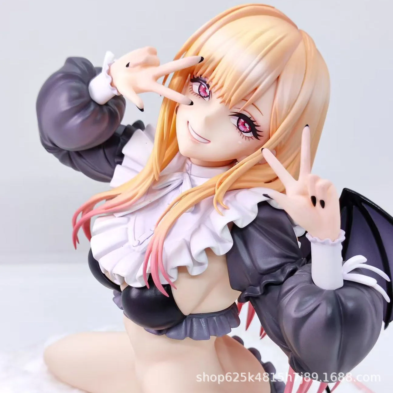 16cm Anime Figure Kitagawa Marin Devil Liz Cosplay My Dress Up Darling Double Head Sculpt Pvc Model Computer Case Decor Ornament