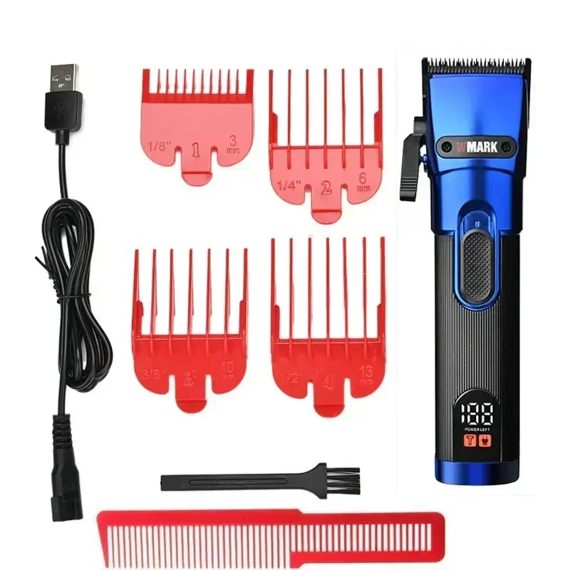 WMARK Hair Clipper NG-121 Electric Pusher Oil Head Electric Pushing Shear Hot Sale Rechargeable Hairdresser Trimmer for Men