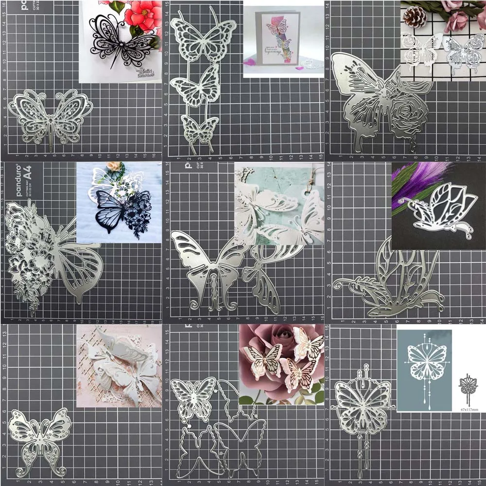 Schmetterling Metalls chneidform DIY Scrap booking Album Papier karte Dekoration Prägung Handwerk Vorlage Form