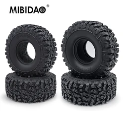 MIBIDAO 1/4 sztuk 1.9 cala/2.2 cala Beadlock gumowe opony do kół 114/140 mm dla Axial SCX10 TRX-4 1/10 gąsienica RC Model samochodu część