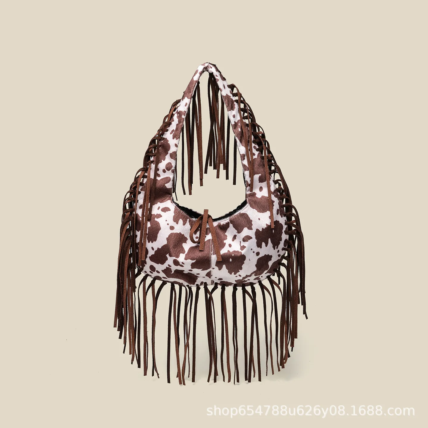 

2025 новая модная универсальная сумка через плечо большой вместимости с бахромой, популярная портативная сумка для пельменей в Европе и Америке