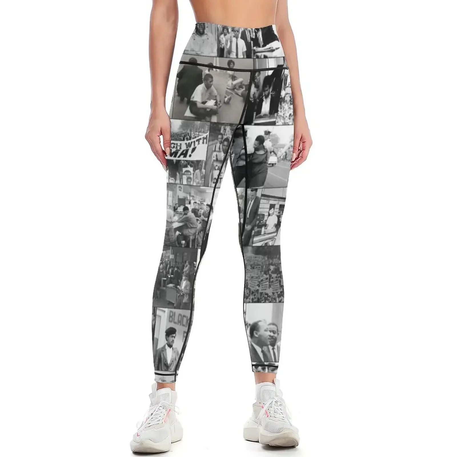 

Civil Rights Leggings for fitness Clothing fitness gym pants sports tennis for Womens Leggings