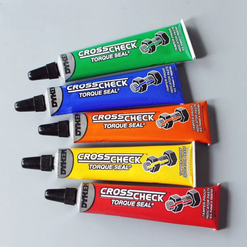 ITW DYKEM Original Cross Check Tamper-Proof Indicator Paste Metal Marking Pen Multiple Colors Available Green Red Yellow Blue