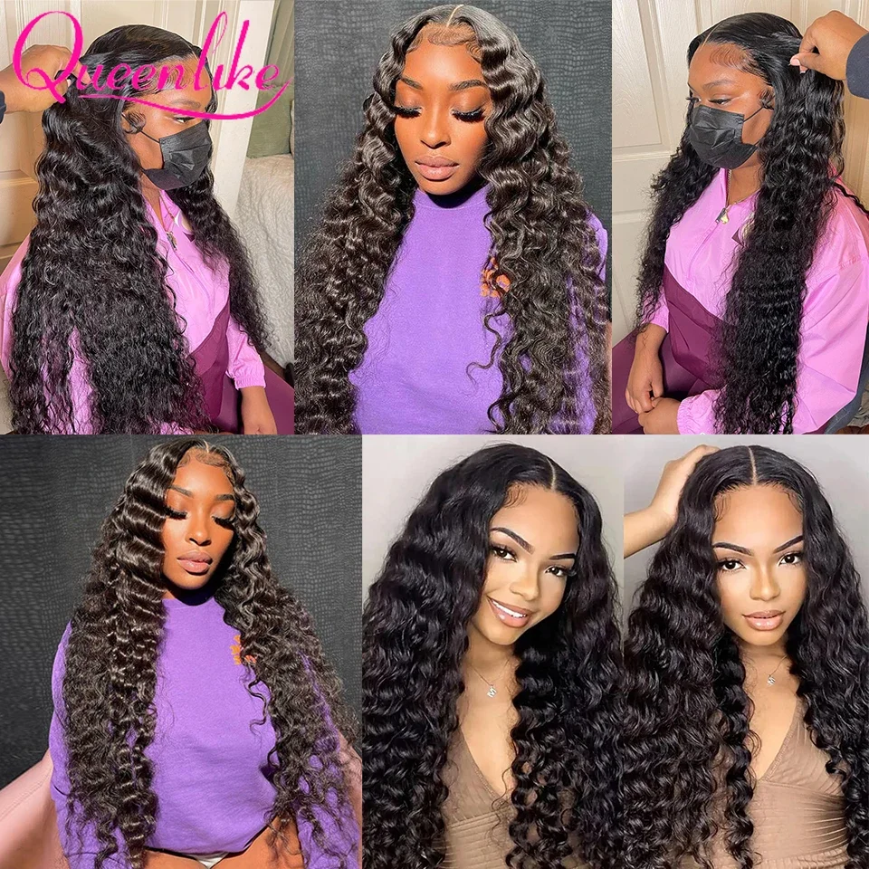 Paquetes de cabello humano brasileño con ondas profundas, 24/26/28 pulgadas, 100% humano 8