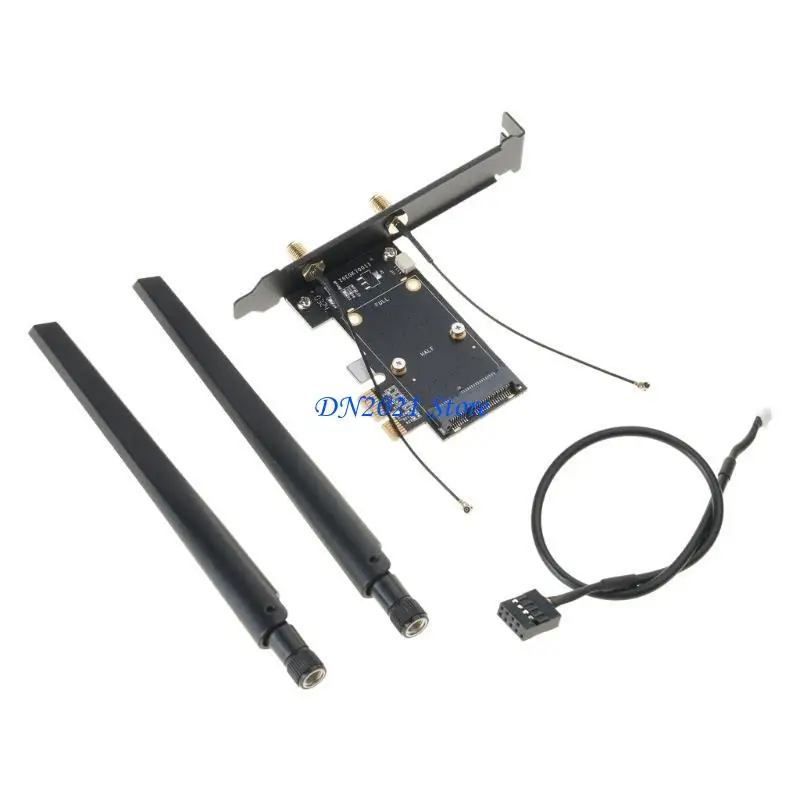 F3Ke hochwertiger Mini-PCI-Express PCIe X1-Adapter perfekt für Desktop-Computer