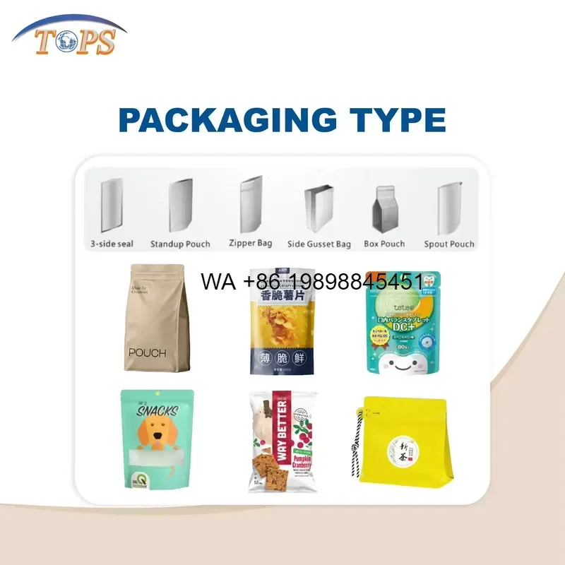 Wmwmnu Controllable VFFS Vacuum Automatic Packing for Talc Food Seasoning Flavoring Spice Ice Candy