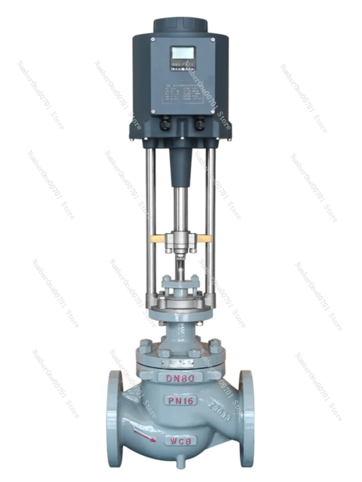 Electric Control Valve Proportional Single Seat Steam Heat Conduction Oil Temperature Pressure Flow Intelligent Control Valve