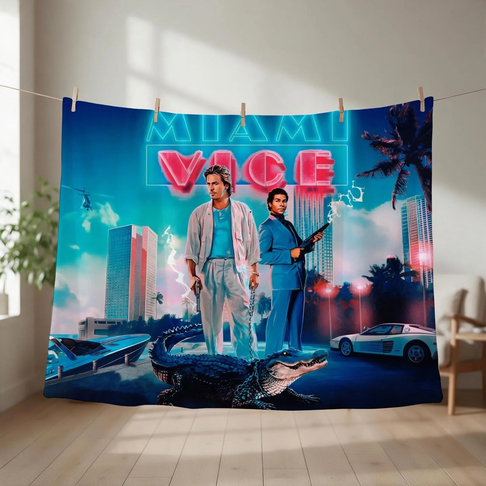 Miami Vice Forever V1 Throw Blanket Moving Blankets Sofas Of Decoration Sofa Quilt Decorative Beds Blankets