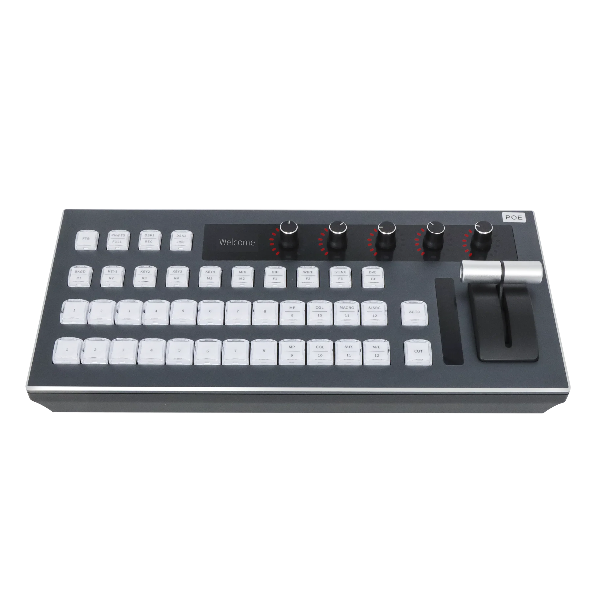 JJTS KD50X Switchboard Control Panel Keyboard For Vmix Software, For Easier To Control Blackmagic ATEM Switcher, VMix Switch