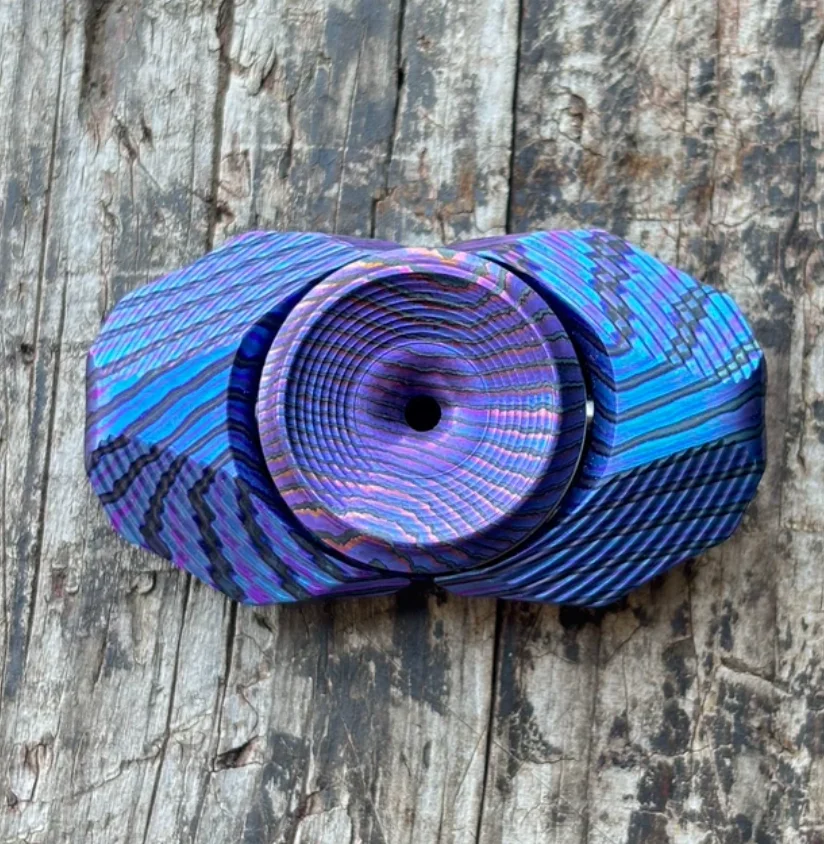 Used EDC Zircuti wormhole clone Stress Relief Toy Haptic Spinner Fingertip Gyroscope Decompression Toys For Adult