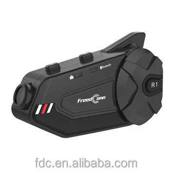 

FreedConn R1 Plus Wireless Motorcycle Accessories Waterproof Helmet with BT Intercom for Moto for Intercom Systems