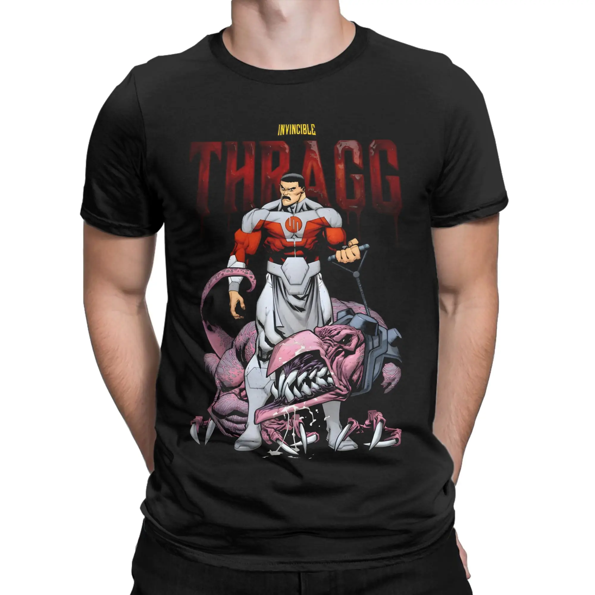 The Strongest Lord Invincible T Shirt Summer  100 Cotton T Shirts For Mens Design Tee Shirt Short Sleeve Vintage Tops